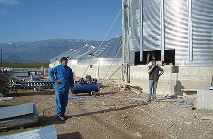 amg grain silo project